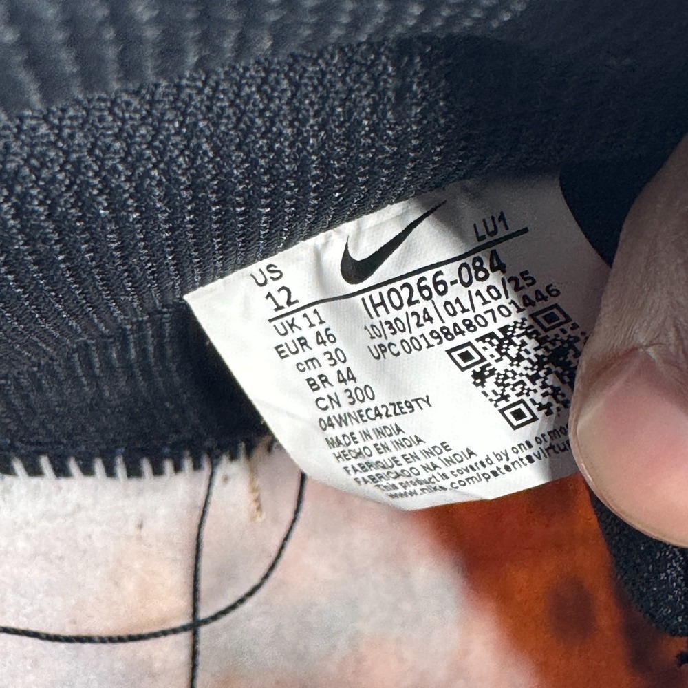 Nike Court Vision Mid Smoke Grey Black Men's 12 Basketball Athletic Sneakers - Picture 9 of 10
